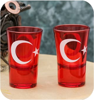 Flag Shot Glasses