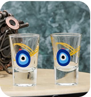 Evil Eye Shot Glasses