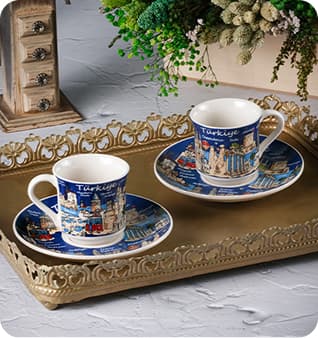 Regional Porcelain Cups