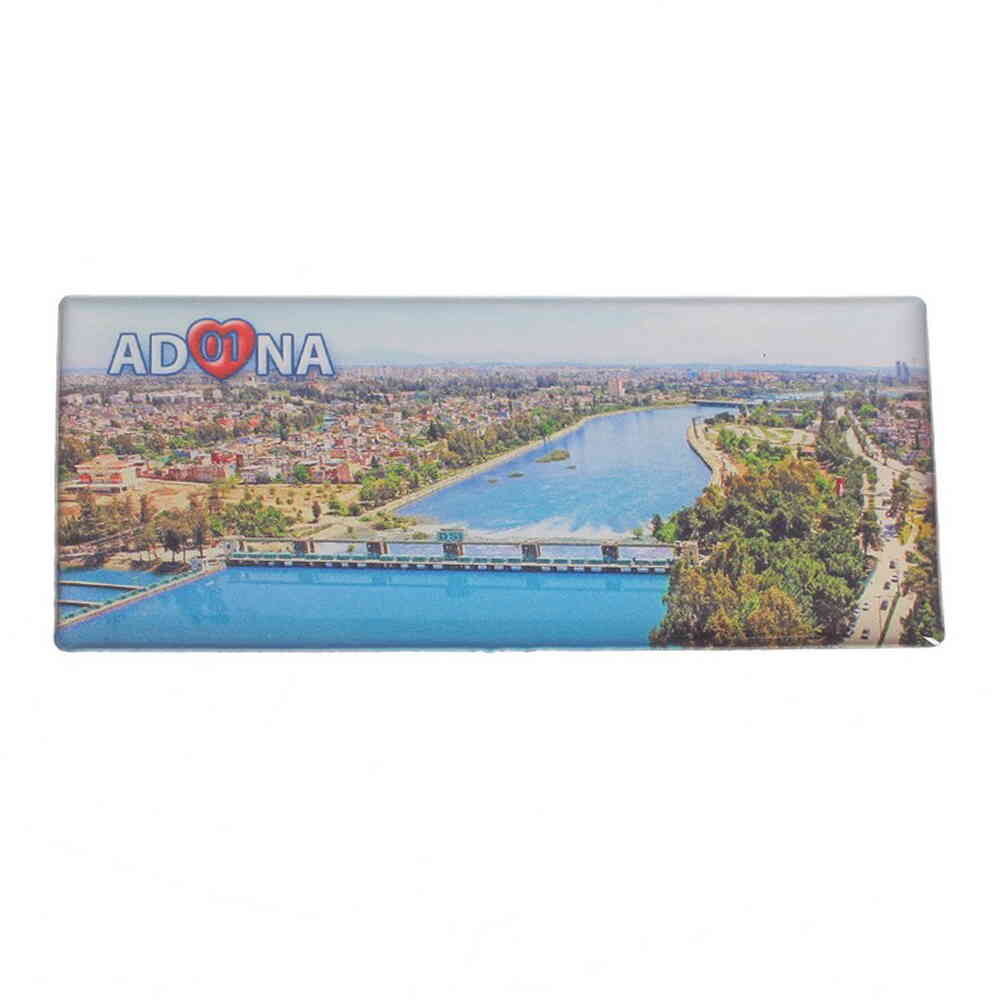 Toptan Adana Temalı Myros Panaromik Magnet 120x50 Mm