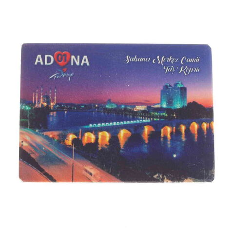 Toptan Adana Temalı Uv Baskılı Kontra Magnet 93x68 mm - 4