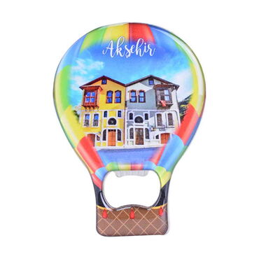 Toptan Akşehir Temalı Myros Metal Balon Açacak Magnet T 102x73 mm - 4