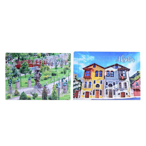 Toptan Akşehir Temalı Uv Baskılı Puzzle 190x270 mm - 2