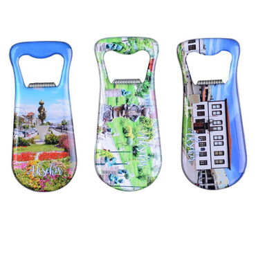 Aksehir Themed Customizable Metal Magnetic Bottle Opener 95x42 mm - 3