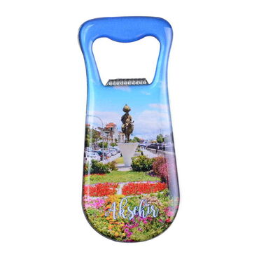 Aksehir Themed Customizable Metal Magnetic Bottle Opener 95x42 mm - 5