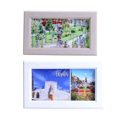 Aksehir Themed Medium Wooden Printed Frame 130x205 mm - 2