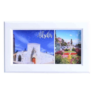 Aksehir Themed Medium Wooden Printed Frame 130x205 mm - 4