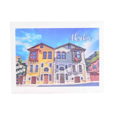 Aksehir Themed Wooden UV Printed Travel Postcard 116x150 mm - 6