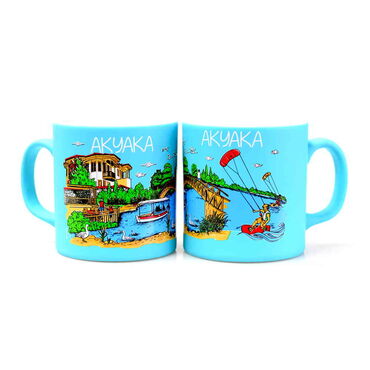 Akyaka Themed Customised Serigraphy Printed Ceramic Mug 82x90 mm - 3