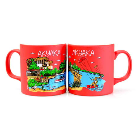 Akyaka Themed Customised Serigraphy Printed Ceramic Mug 82x90 mm - 4