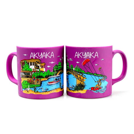 Akyaka Themed Customised Serigraphy Printed Ceramic Mug 82x90 mm - 5