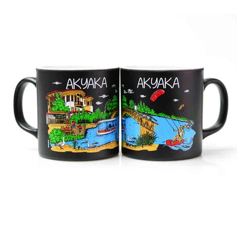 Akyaka Themed Customised Serigraphy Printed Ceramic Mug 82x90 mm - 6