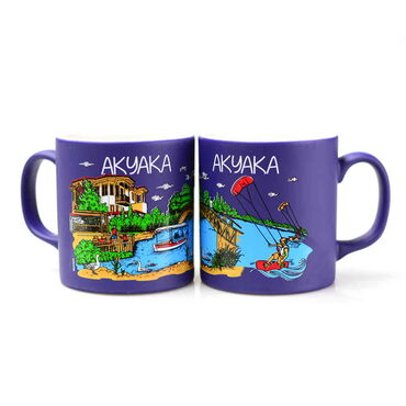 Akyaka Themed Customised Serigraphy Printed Ceramic Mug 82x90 mm - 7