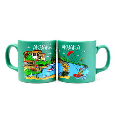 Akyaka Themed Customised Serigraphy Printed Ceramic Mug 82x90 mm - 8