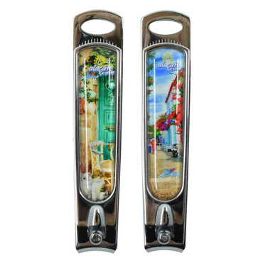 Alacati Region Themed Customised Metal Epoxy Nail Clipper 16x80x15 mm - 3