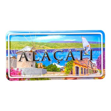 Toptan Alaçatı Temalı Kabartmalı Pvc Baskı Magnet - 6