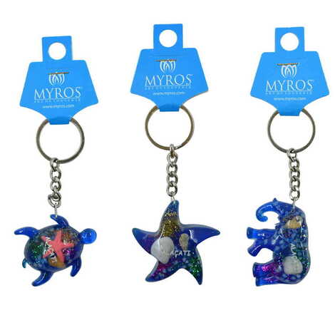 Alacati Themed Customised Transparent Polyester Keyring - 2