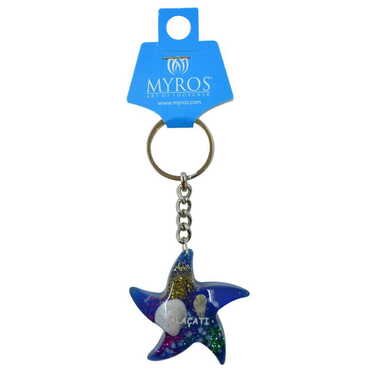 Alacati Themed Customised Transparent Polyester Keyring - 5