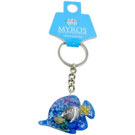 Alacati Themed Customised Transparent Polyester Keyring - 6