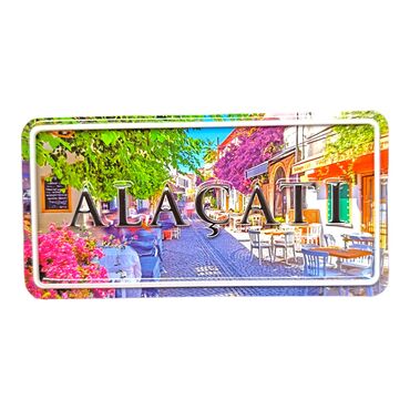 Alacati Themed Embossed Pvc Oppression Fridge Magnet - 4