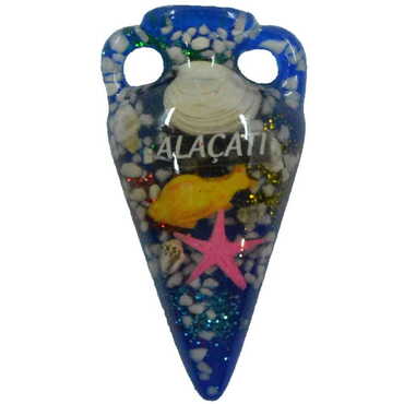 Alacati Themed Transparent Polyester Photo Fridge Magnet - 5