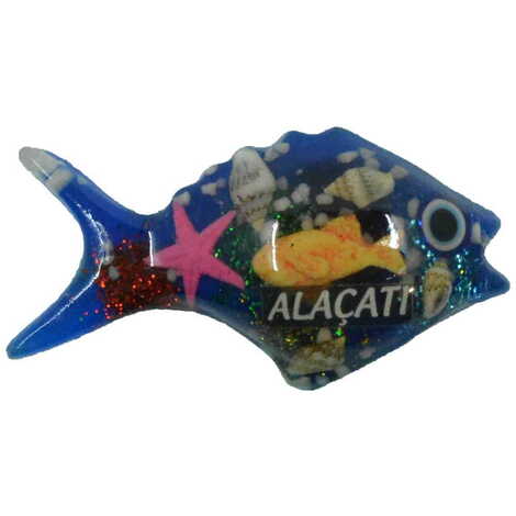 Alacati Themed Transparent Polyester Photo Fridge Magnet - 6