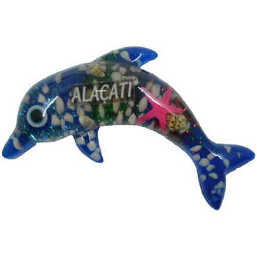 Alacati Themed Transparent Polyester Photo Fridge Magnet - 10