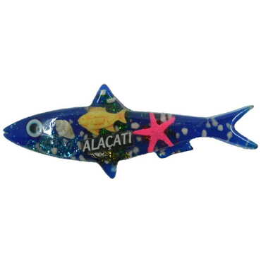 Alacati Themed Transparent Polyester Photo Fridge Magnet - 11