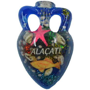 Alacati Themed Transparent Polyester Photo Fridge Magnet - 16