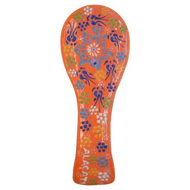 Alacati Themed Turkish Ceramic Relief Serie B Spoon Rest - 3