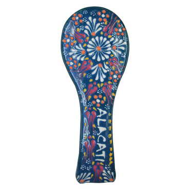 Alacati Themed Turkish Ceramic Relief Serie B Spoon Rest - 5