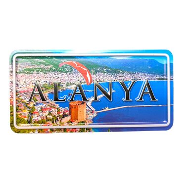 Toptan Alanya Temalı Kabartmalı Pvc Baskı Magnet - 18