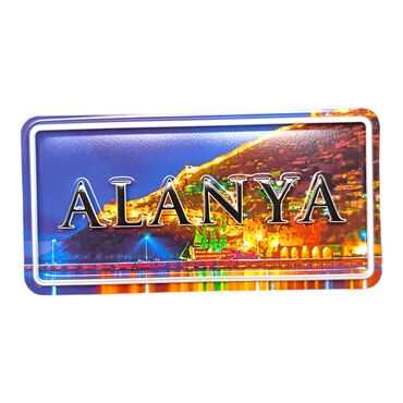 Toptan Alanya Temalı Kabartmalı Pvc Baskı Magnet - 20