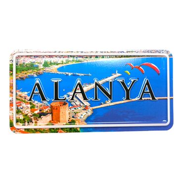 Toptan Alanya Temalı Kabartmalı Pvc Baskı Magnet - 21