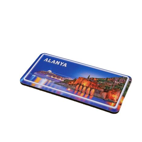 Toptan Alanya Temalı Kabartmalı Pvc Baskı Magnet - 13