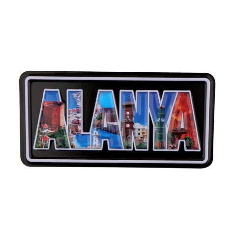 Toptan Alanya Temalı Kabartmalı Pvc Baskı Magnet - 2