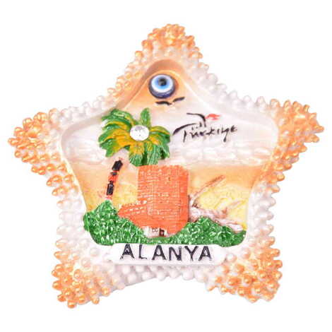 Toptan Alanya Temalı Polyester Magnet - 4