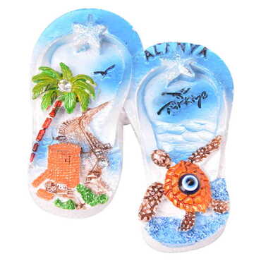 Toptan Alanya Temalı Polyester Magnet - 16