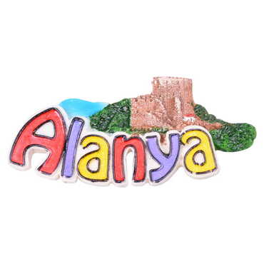 Toptan Alanya Temalı Polyester Magnet - 19