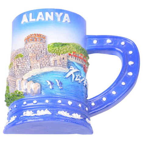 Toptan Alanya Temalı Polyester Magnet - 24