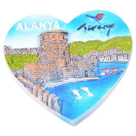 Toptan Alanya Temalı Polyester Magnet - 27