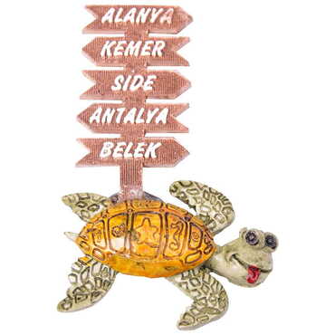 Toptan Alanya Temalı Polyester Magnet - 32