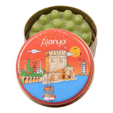 Alanya Themed Custom Print Metal Tin Soap Box - 4