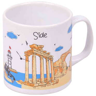 Alanya Themed Custom Printed Ceramic Coffee Mug 82x90 mm - 5