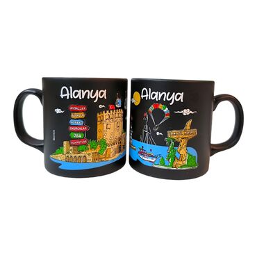 Alanya Themed Customised Serigraphy Printed Ceramic Mug 82x90 mm - 14