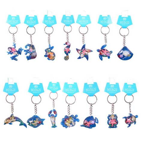 Alanya Themed Customised Transparent Polyester Keyring - 2