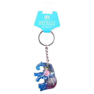 Alanya Themed Customised Transparent Polyester Keyring - 12