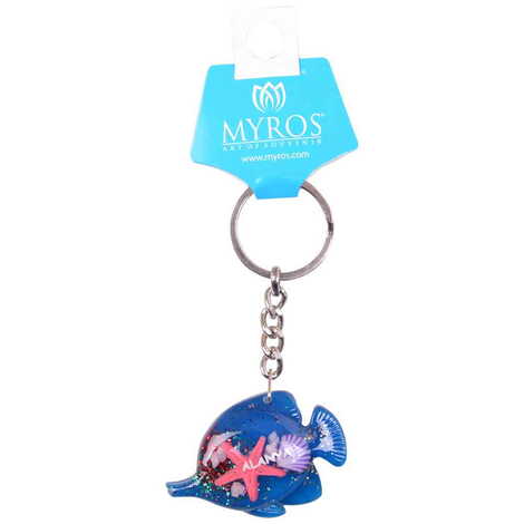 Alanya Themed Customised Transparent Polyester Keyring - 14