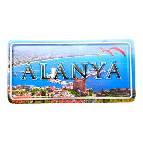 Alanya Themed Embossed Pvc Oppression Fridge Magnet - 19