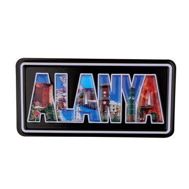 Alanya Themed Embossed Pvc Oppression Fridge Magnet - 2